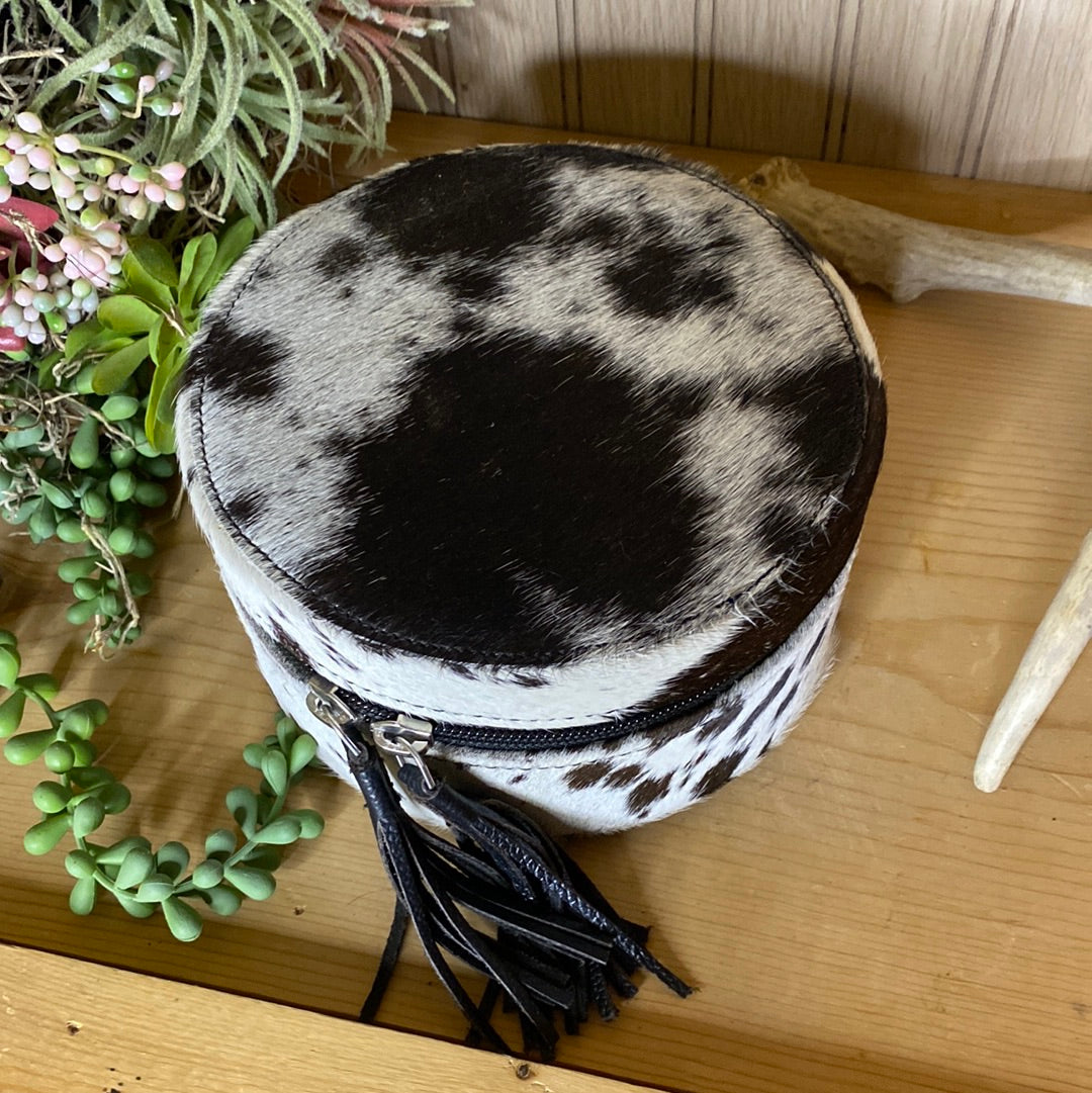 Cowhide Jewelry Box