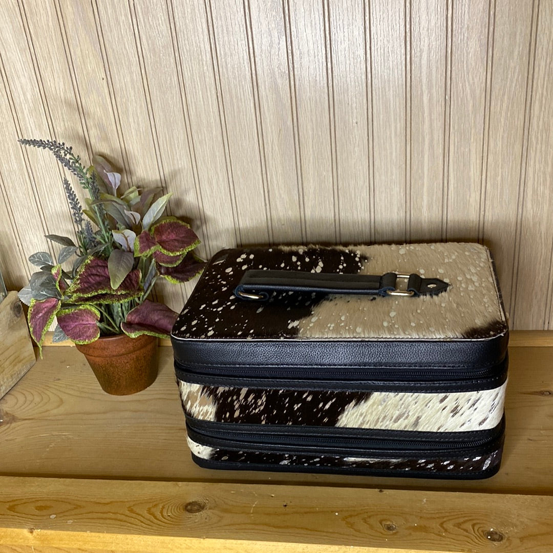 Jumbo Cowhide Jewelry Box