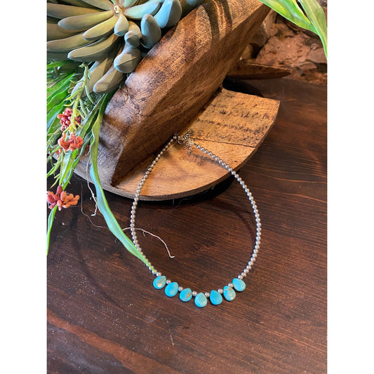 Teardrop Turquoise Choker