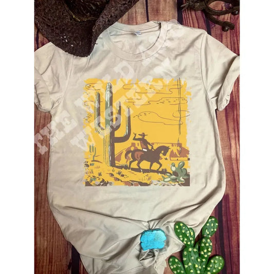 Vintage Desert Cowboy Tee